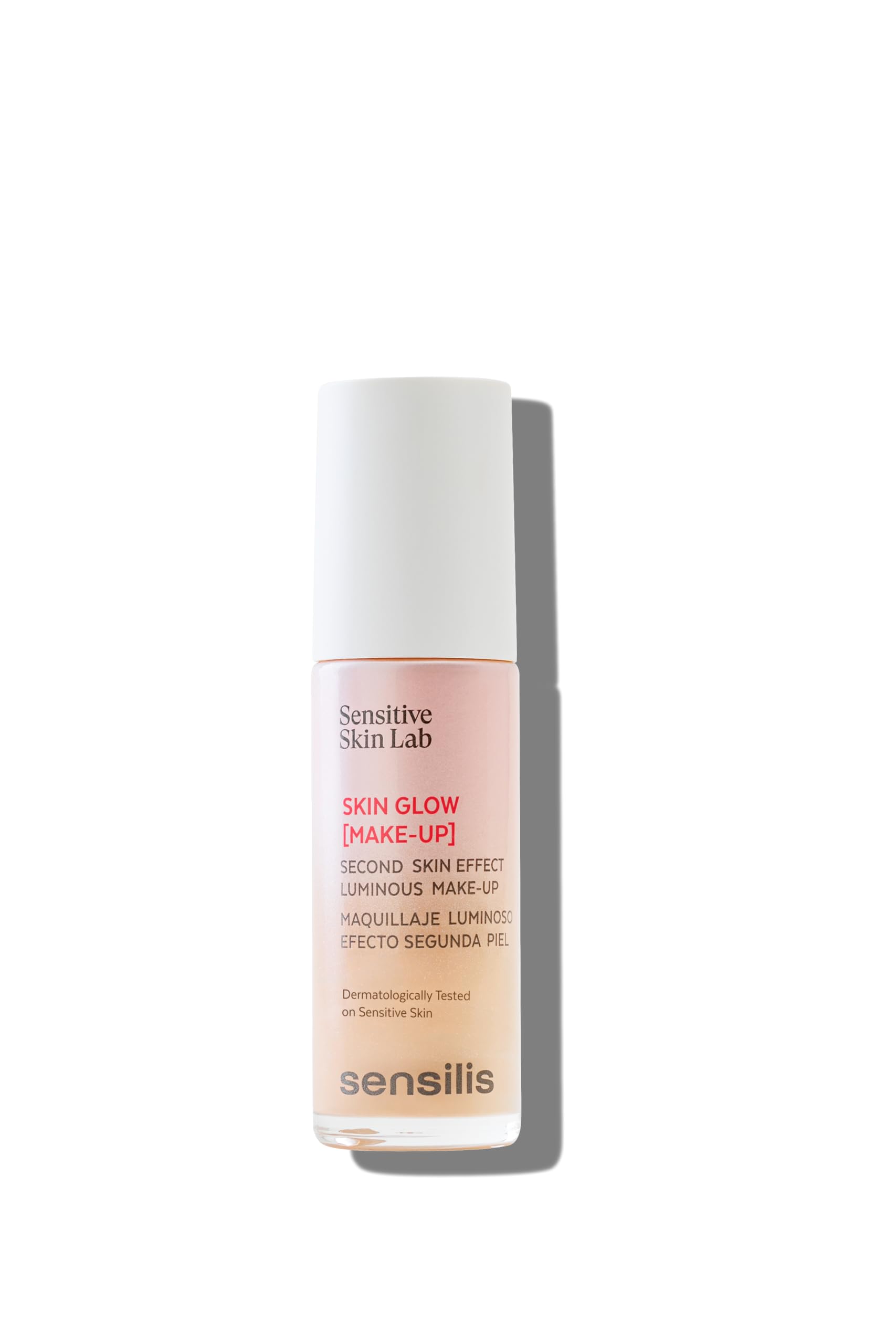 Sensilis Skin Glow Make Up - Base de Maquillaje Hidratante y Luminosa, Cobertura Ligera, Para Piel Apagada, Apto Para Piel Sensible 30 Ml - Tono 02 Beige