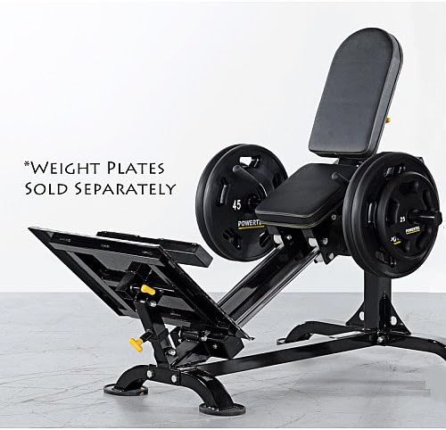 Powertec Fitness Compact Leg Sled, Black
