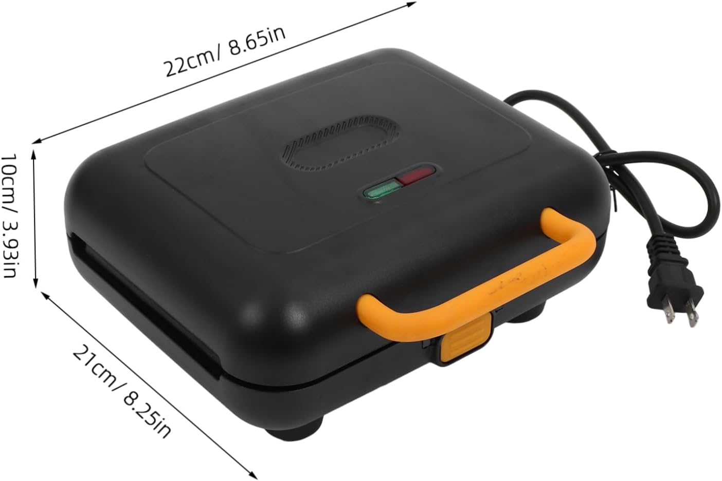 1Set Maker Machine Compact Multi Purpose with Non Slip Design for Home Use Bake Waffles Sandwiches More US Plug