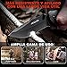 Jellas Cuchillo Plegable Supervivencia, Navaja Táctica con Punta Rompevidrio y Cutter Cinturón,...