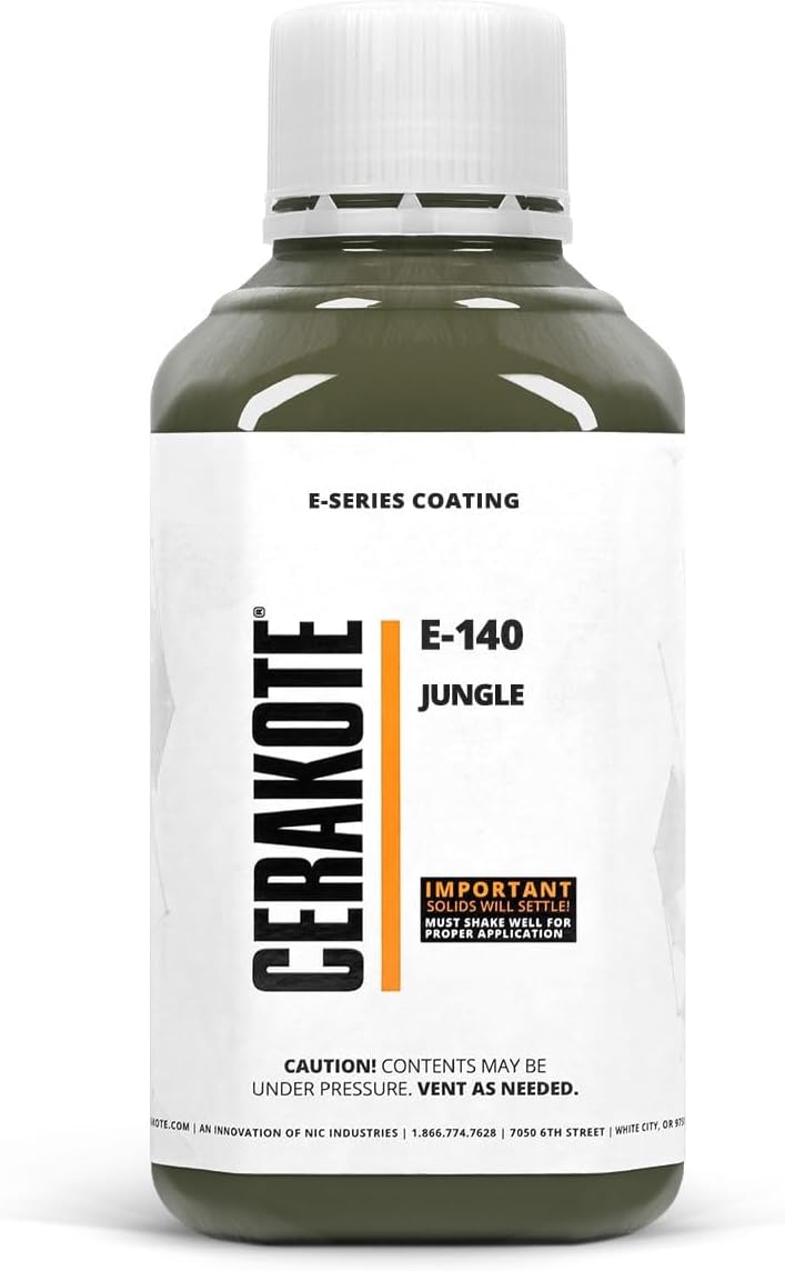 CERAKOTE E-SERIES (OVEN CURE) E-100T BLACKOUT (4 oz) Our Ceramic Technology Combines Performance with Color on All- Metals, Polymers + More
