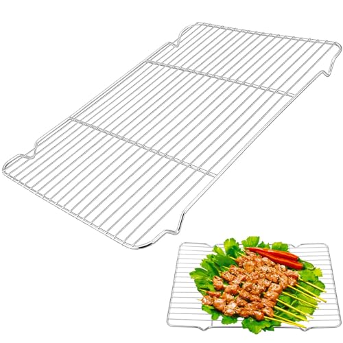 Grille de four universelle, compatible avec le four, chromée, accessoires de four, argentée