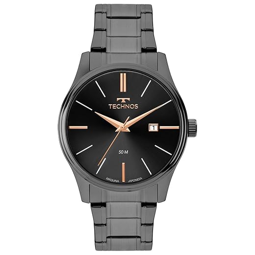 Technos Relógio Technos Masculino Steel Grafite - 2115UBM/1P