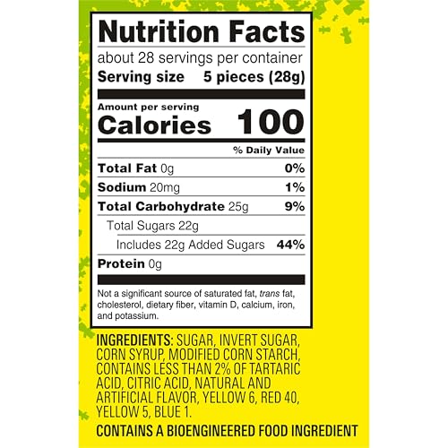SOUR PATCH KIDS Big Kids Soft & Chewy Gummy Candy, Family Size, 1.7 lb | Bulk Candy - image 2