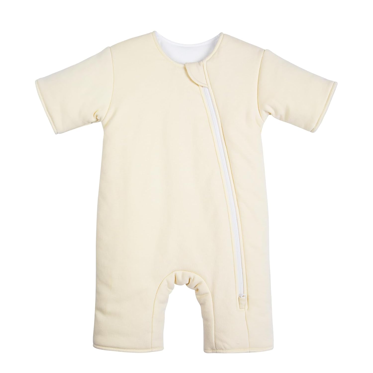 Baby Transition Sleep Sack 9-12 Months 100% Cotton Warm Thick Transition Swaddles for Newborns Infant Long Sleeve Sleep Sack with Feet Baby Wearable Blanket 2-Way Zipper Easy Diaper Changes