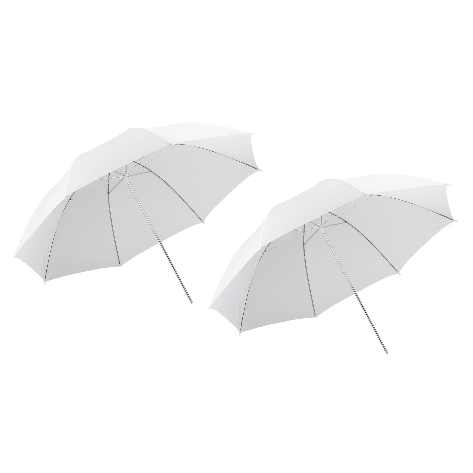 QUARKZMAN Pezzi Ombrello Luce Morbida Per Fotografia Bianco Traslucido. | Cm Diametro Pieghevole Portatile, Diffusione, Adatto Per Studio/Foto/Video/Riprese/Flash