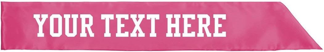 Custom Pageant Sash : Adult Satin Party Sash