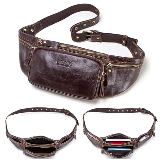 How to thread buckle for alyce pack waist pad Genuine Leather Slim Waist Pack for Travel