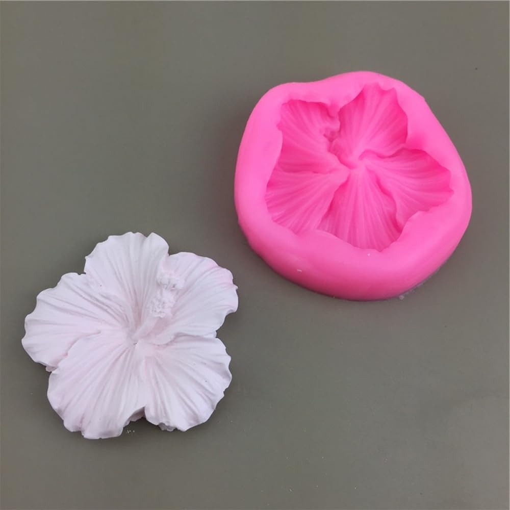 10 Stück Blumen-Silikonformen, Sonnenblumen-Rosen-Seifenform, Backform, Fondantform, Harzform für die Herstellung von Polymer-Ton, Schokoladenherstellung, Süßigkeitenherstellung, Kuchendekoration