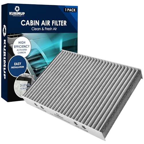 KURIMUP CF11854 Premium Cabin Air Filter with Activated Carbon Fit for Nissan Rogue (2014-2020)/Rogue Sport (2017-2022)/Qashqai (2017-2022) All Trims