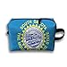 Produktbild South Dakota State Flag Tragbare Kulturbeutel Kosmetiktasche Wasserdichter Reißverschluss-Aufbewahrungsbeutel
