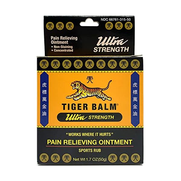 Tiger Balm Pain Relieving Ointment, Sports Ultra, 50g – Professional