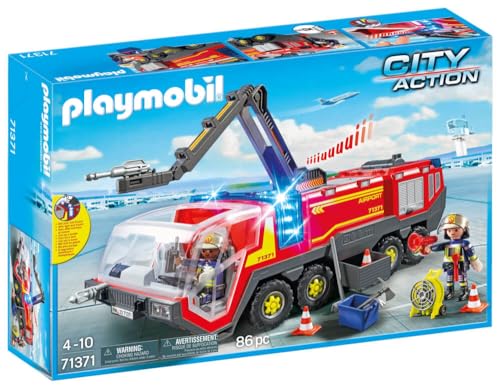 Preisvergleich Produktbild Playmobil 71371 Flughafenlöschfahrzeug mit Licht und Sound