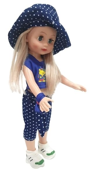 JOY STORIES Beautiful Realistic Cute Baby Doll for Girls with Long Hair (Design 4)