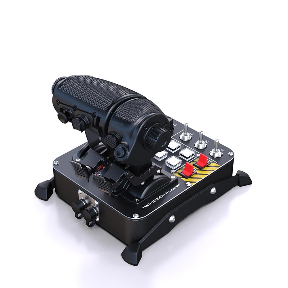 VIRPIL Controls MongoosT-50CM3 Throttle Doppelmotor-Schubregler Flugsimulator-Steuerungssystem PC-Gaming