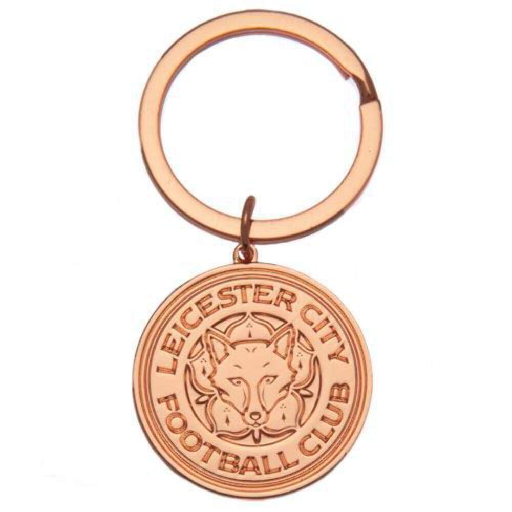Leicester City F.c. Men's Rose Gold Leicester City F. C. Plated Keyring