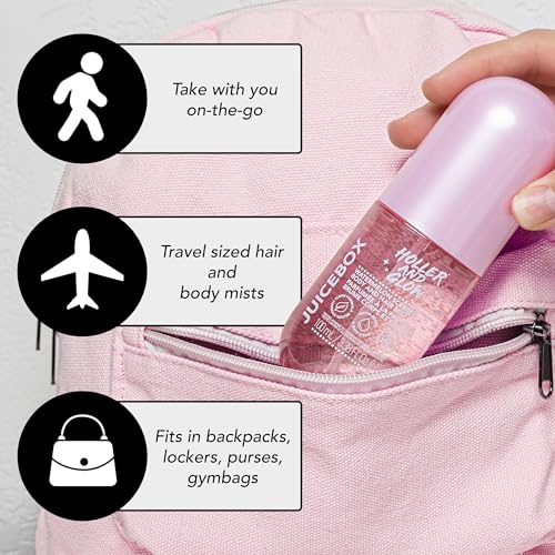 Holler And Glow Mood Boosting Juice Box Body & Hair Mist, Body Spray, Teen Girls Spritz, Long Lasting, Watermelon, Fruity Scented, Water Based Fragrance For Tweens, Clean & Gentle Formula, 3.38 Fl Oz - Image 6