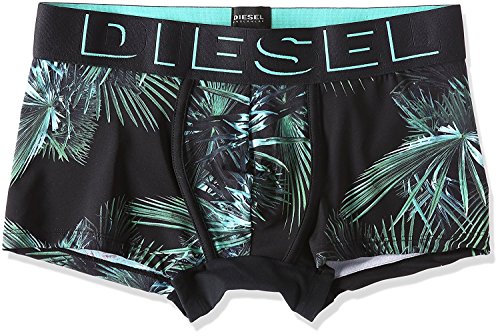 Diesel Men's Palm Tree Hero Fit Boxer, Black, M