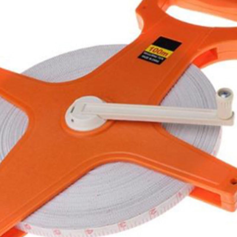 Cinta Métrica de Fibra 100 Metros con Mango de Plástico miniatura 3