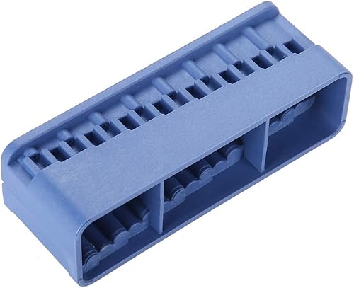 Miniatura 4 de Soporte para herramientas de medición Endo Block ProTaper File Ruler, instrumentos de medición profesionales, utilizados en medición (azul)