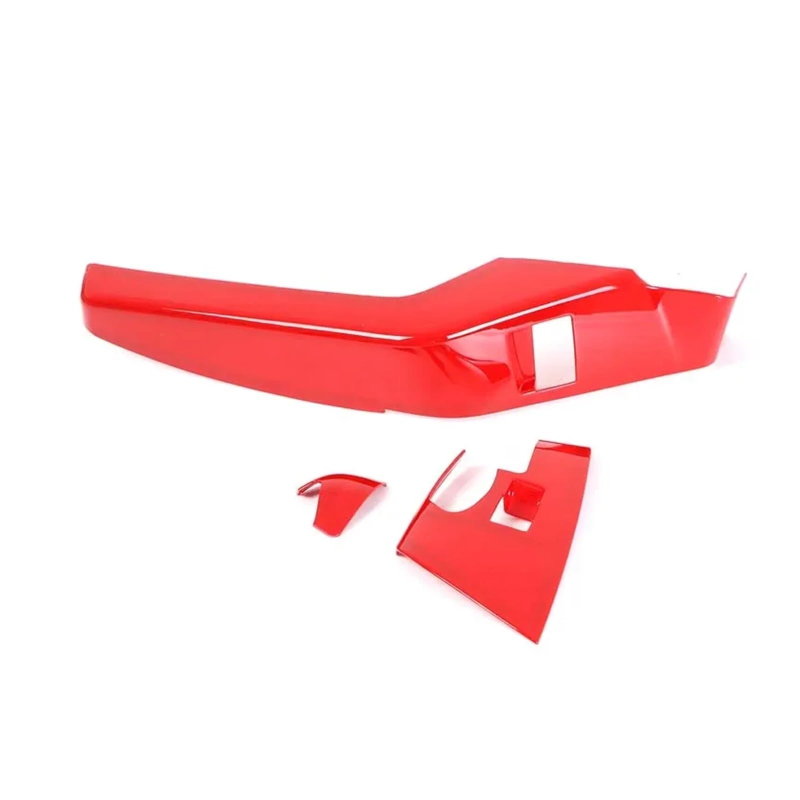 Tingyus Red For Chevrolet For Corvette C7 2014-2019 Glass Lift Switch Frame Sticker Interior Accessories Car Interior Mouldings