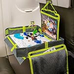 Gray Foldable Airplane Tray Placemat Cover - Image 2