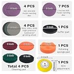 38Pcs Car Headlight Restoration Kit, 3 Inch Headlight Polishing Kit - Image 2
