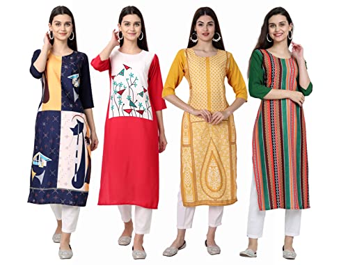 Image of Women's Crepe Straight Kurta