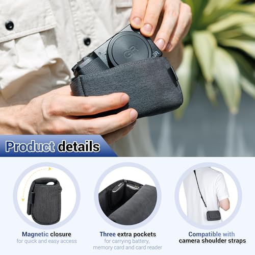 Funda compacta para cámara digital con cierre magnético miniatura 3