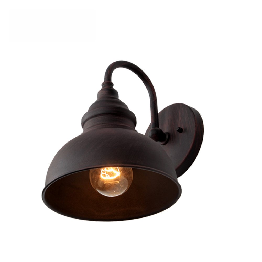 retro viento industrial luz de pared al aire libre europeo iluminación exterior impermeable lámpara de jardín creativa americano balcón escaleras fuera de pared proyectores