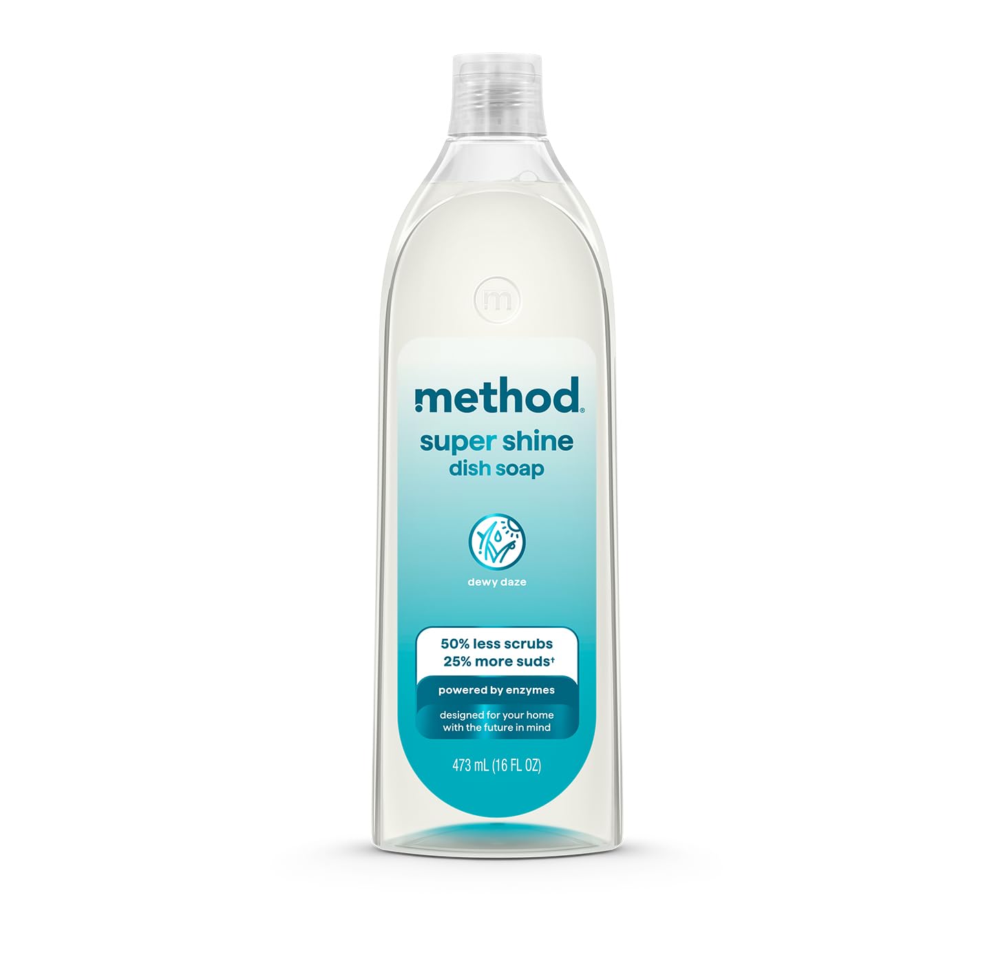 method Super Shine Liquid Dish Soap, Dewy Daze Scented, 16 fl oz