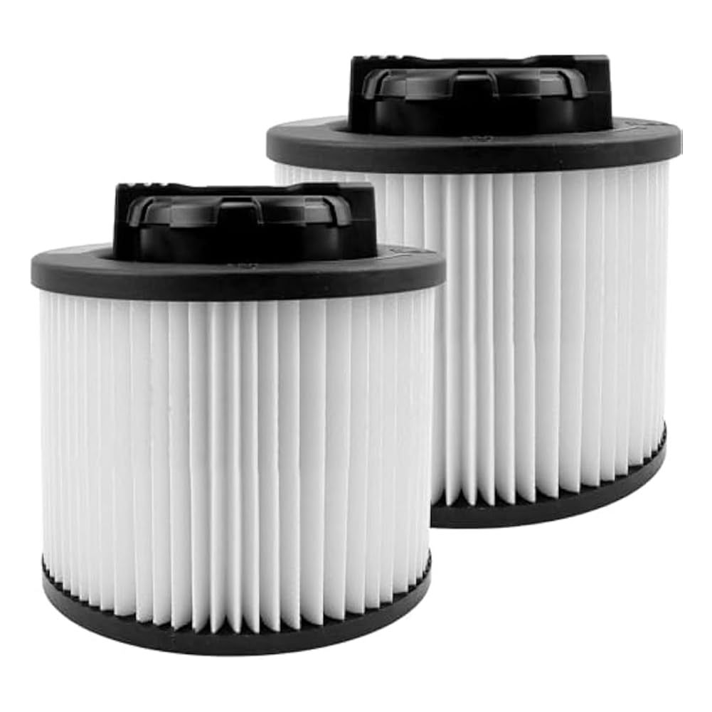 DXVC4001 - Filtro di ricambio per aspirapolvere a secco/umido da 4-5 galloni DXV04T, DXV05P, DXV05S, DXV06G, DXV08S, 2 pezzi
