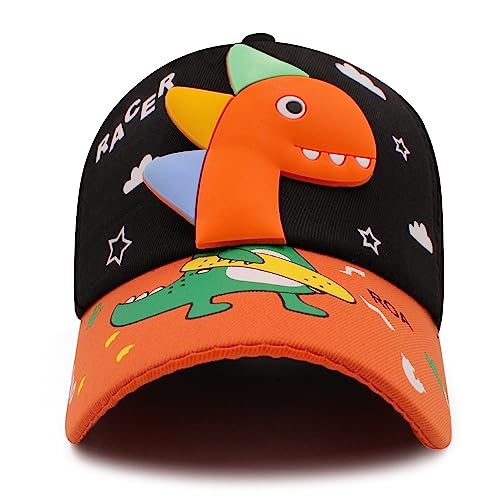 Image of VRITRAZ Unisex Kids Baseball Cap | Soft Cotton Adjustable Sun Hat for Boys & Girls | Casual Outdoor Summer Wear (4-12 Year)