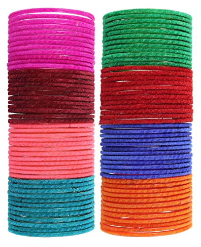 Image of NMII Glass with Plain and Simple Design Glossy Finished Fancy Bangle Set For Women and Girls | Glass Bangles | Stylish Women's Bangles