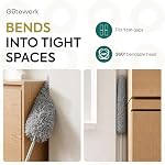 Gütewerk 2X Replacement Heads for Microfiber Feather Duster, Grey - Image 3