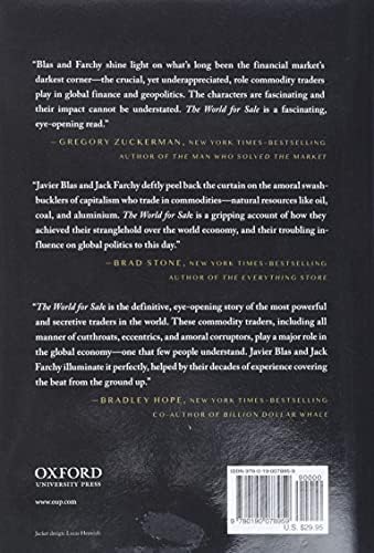 The World For Sale Money Power And The Traders Who Barter The Earth S Resources Blas Javier Farchy Jack Amazon Sg Books