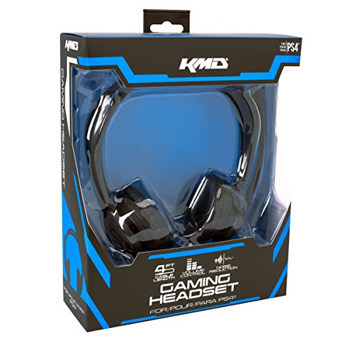 KMD Live Chat Headset para PlayStation 4 y auriculares para móvil ideales para juego nocturno 3