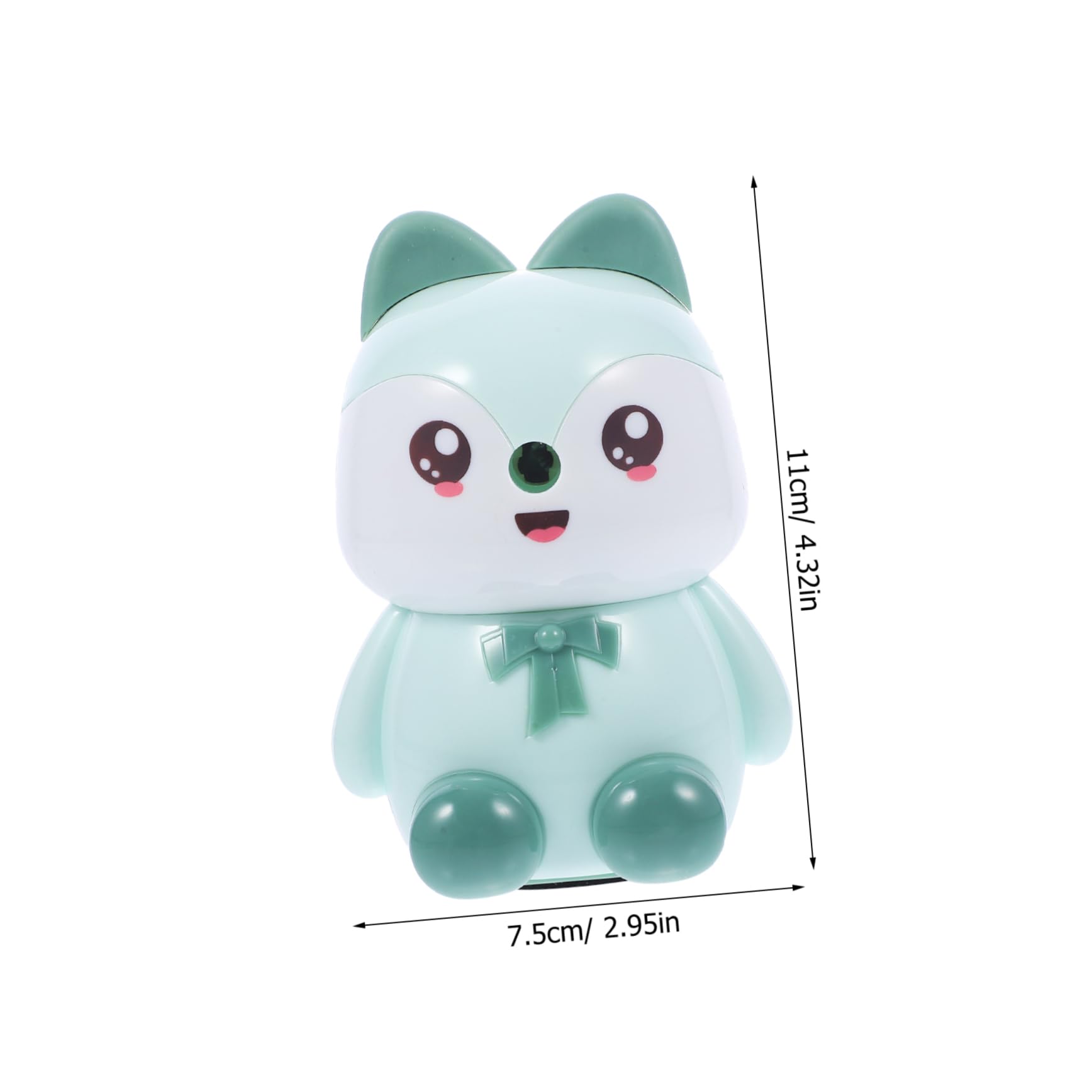 ARTIBETTER 5 Stück Bleistiftspitzer Kleine Manuelle Bleistift Mini Cartoon Handspitzer Für Studenten Kleines Bleistift Spitzwerkzeug Handspitzer Grüner
