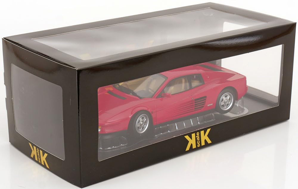Amazon | KKスケール フェラーリ ミニカー 1/18 テスタロッサ 1986