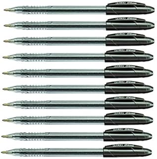 10 x EXTRA SPARKLE GLITTER GEL PENS FINE 0.7 mm Tip Black Colour + 1 GROSSē Ball pen Free