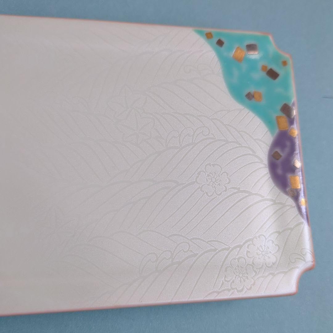 有田焼　華楽窯　青紫装飾の陶磁器皿6枚セット 有田焼 華楽窯 青紫装飾の陶磁器皿6枚セット 有田焼 皿 | 三