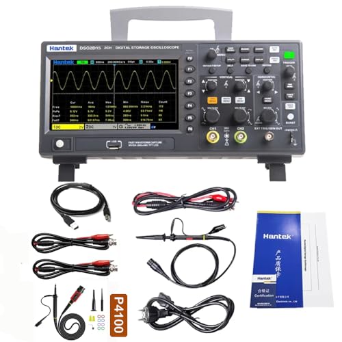 Hantek 2D15 Digital Storage Lab Oscilloscopes 2Ch Channel 150Mhz Bandwidth 1Gsa/S cover