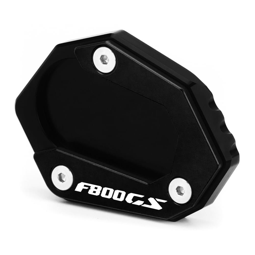 Soporte de motocicleta apto para B.MW F800GS 2023 2024 | F800GS Adventure 2023 2024 | Placa ampliada del lado del pie F800 GS F800GS ADV Extensión de soporte lateral F800GS Accesorios (negro)