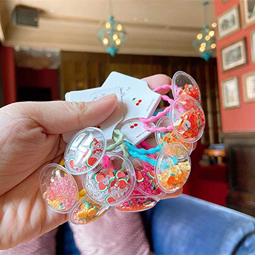 Accesorios para el pelo de niña elásticos pequeños de colores 3