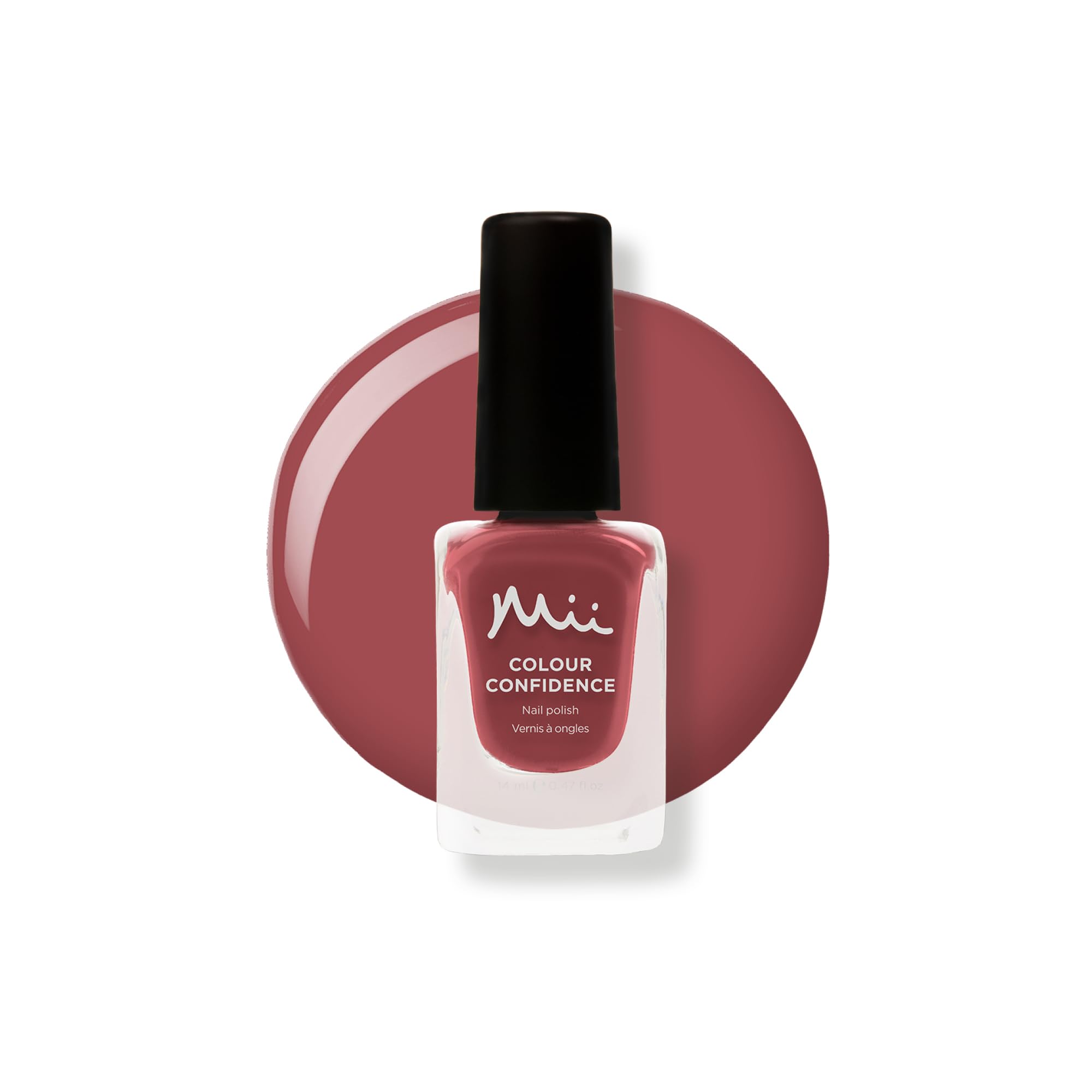 Colour Confidence Quick Dry Nail Polish | High Shine & Long Lasting Nail Polish | Chip-Resistant & Fast-Drying Formula | Nourishes, Strengthens, & Protects | 14ml | Extravaganza, Dusky Coral