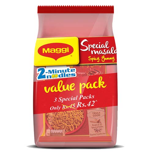 Maggi Special Masala Noodles (Value Pack) Pouch, Pack of 3 - 210 g (B083YL5ZS8) Amazon Price History, Amazon Price Tracker