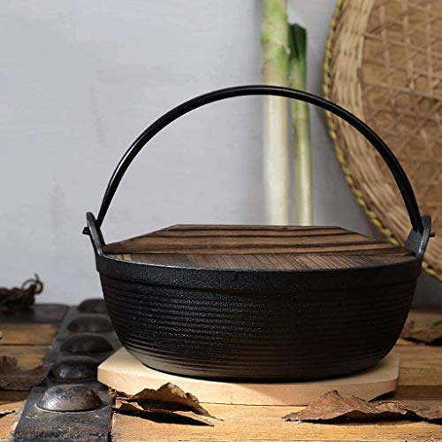 Wok sazonado con fondo aplanado para salteados asiáticos miniatura 3