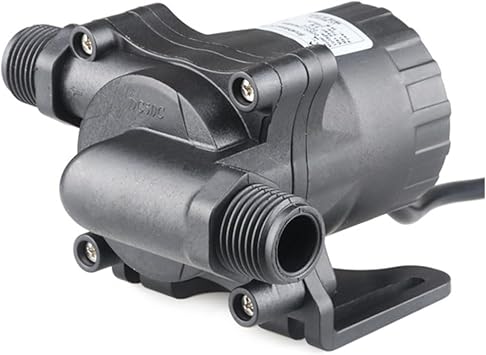 KIMIX DC Breathless Pump, Small, Submersible Pump, Manual Control, DC24V, Maximum Lifting Height of 18.6 ft 8 m, Maximum Pump, 2,400 L/H, Energy Saving, Low Noise, Low Vibration, Long Life,