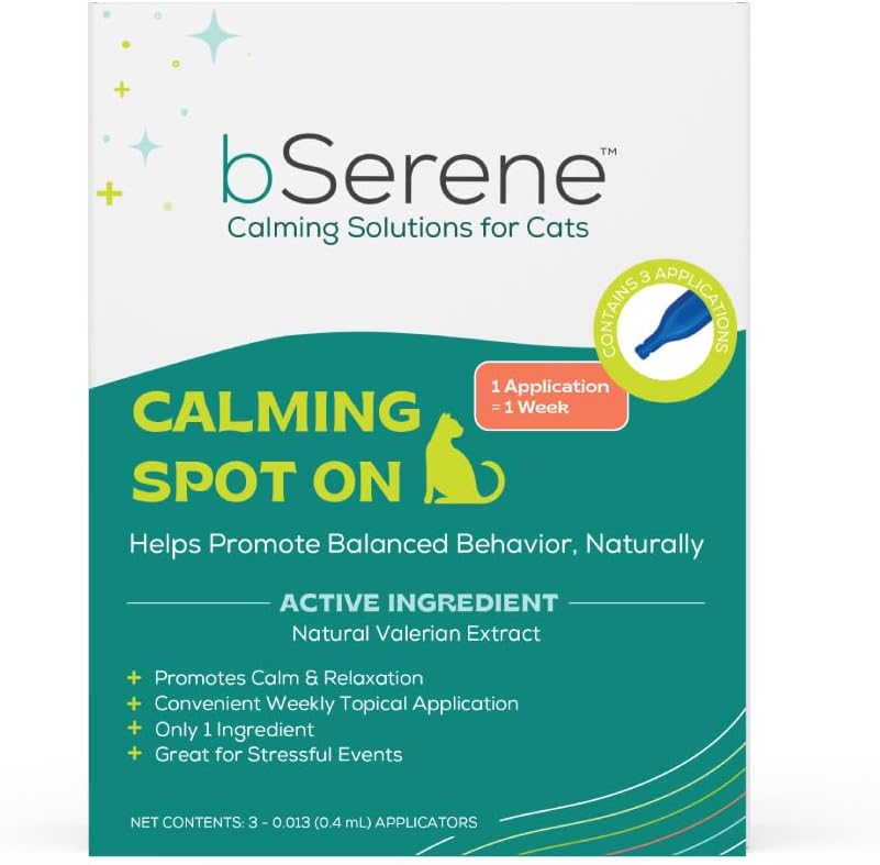 bSerene Cat Calming Valerian Spot On