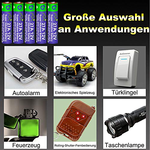 Alkaline 27 a A27 MN27 Batteria senza mercurio 12